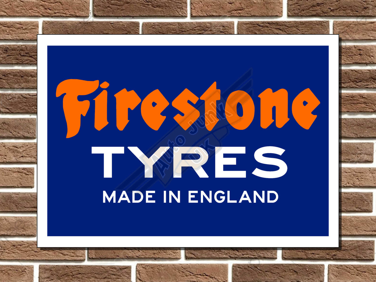 Firestone Tyres Metal Sign