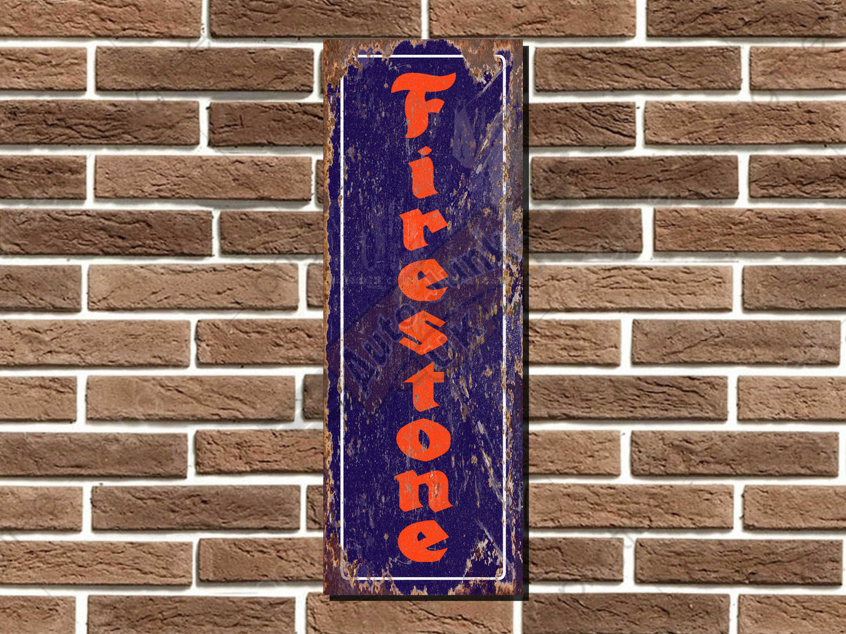 Firestone Metal Sign