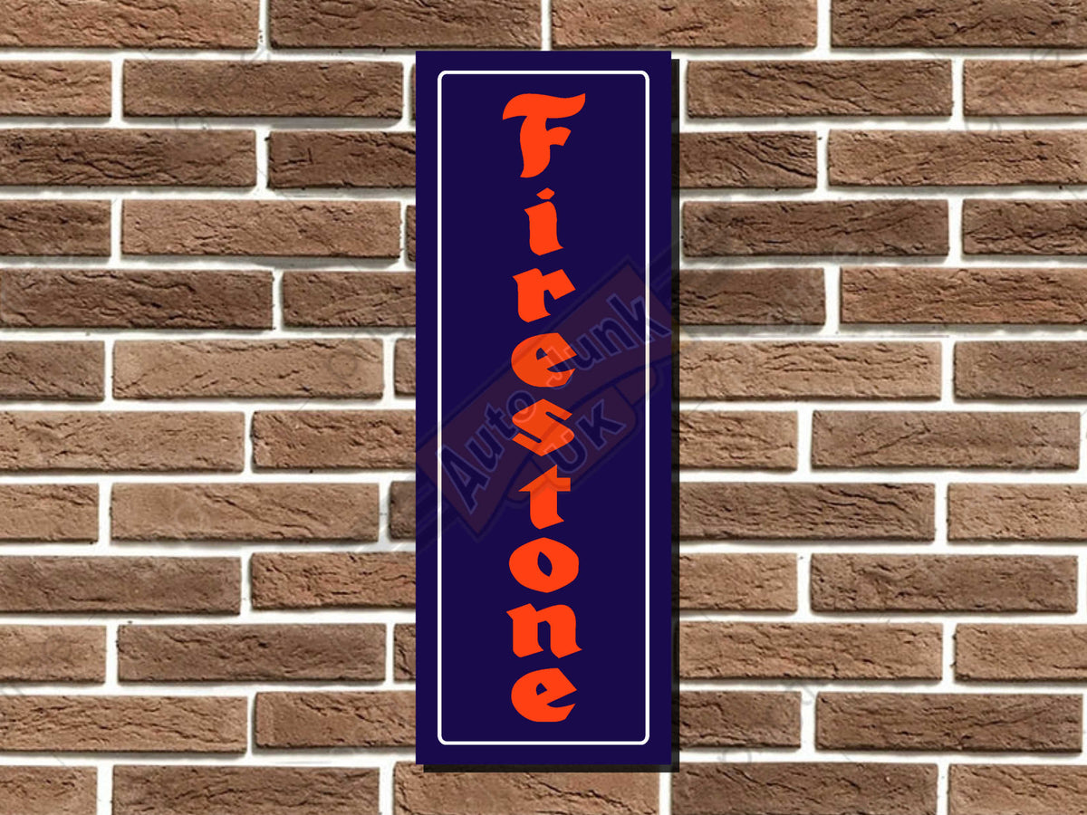 Firestone Metal Sign