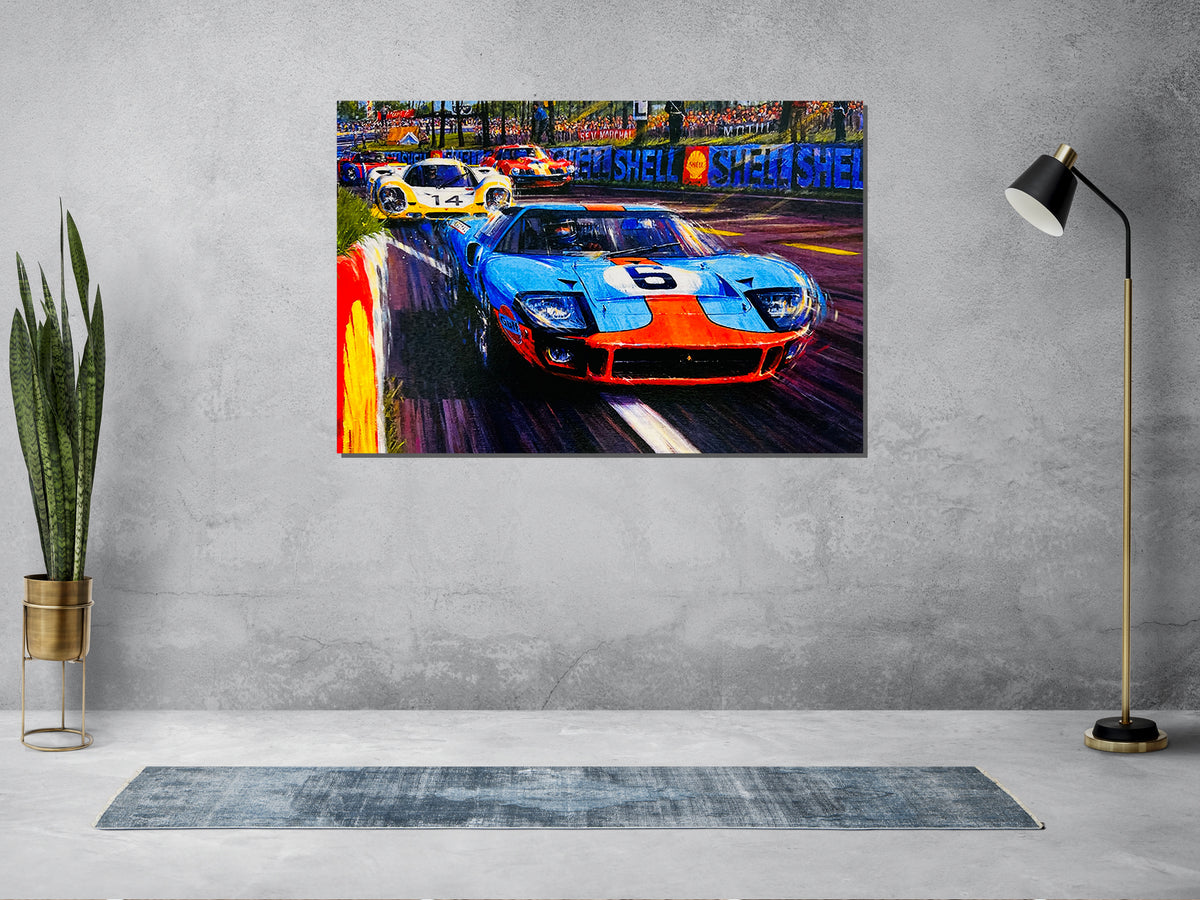 Ford GT40 Le Mans Canvas Print