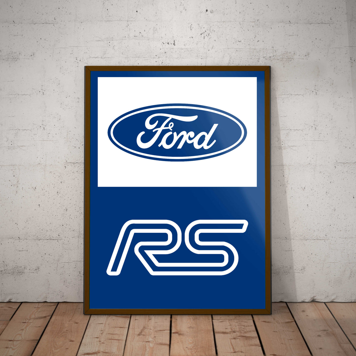 Ford RS Paper Poster