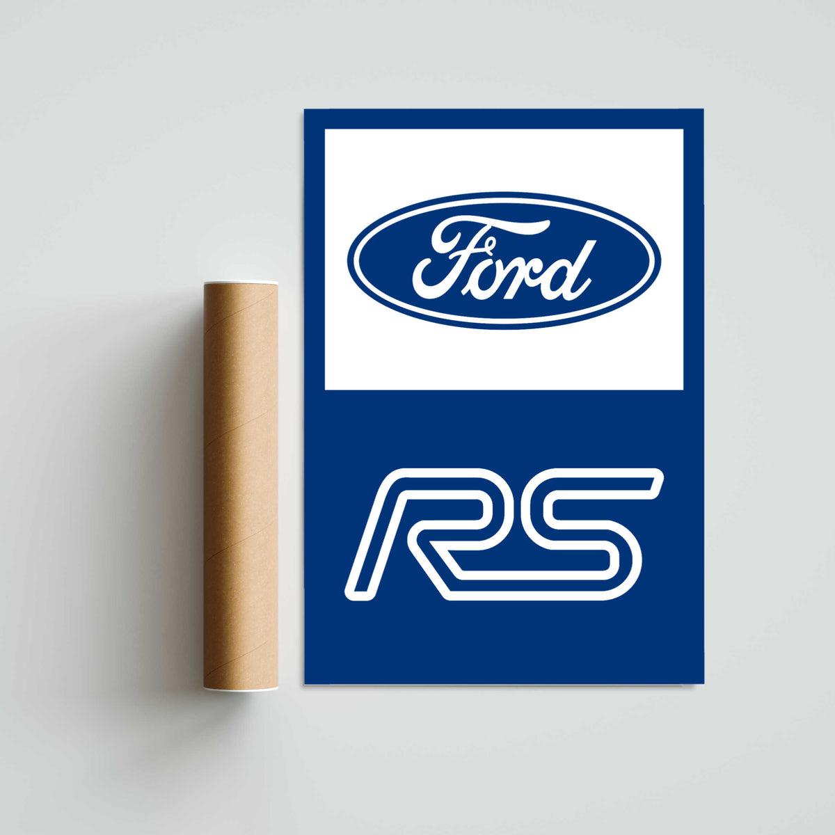 Ford RS Paper Poster