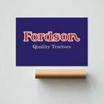 Fordson Tractors Paper Poster