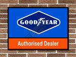 Goodyear Authorised Dealer Metal Sign