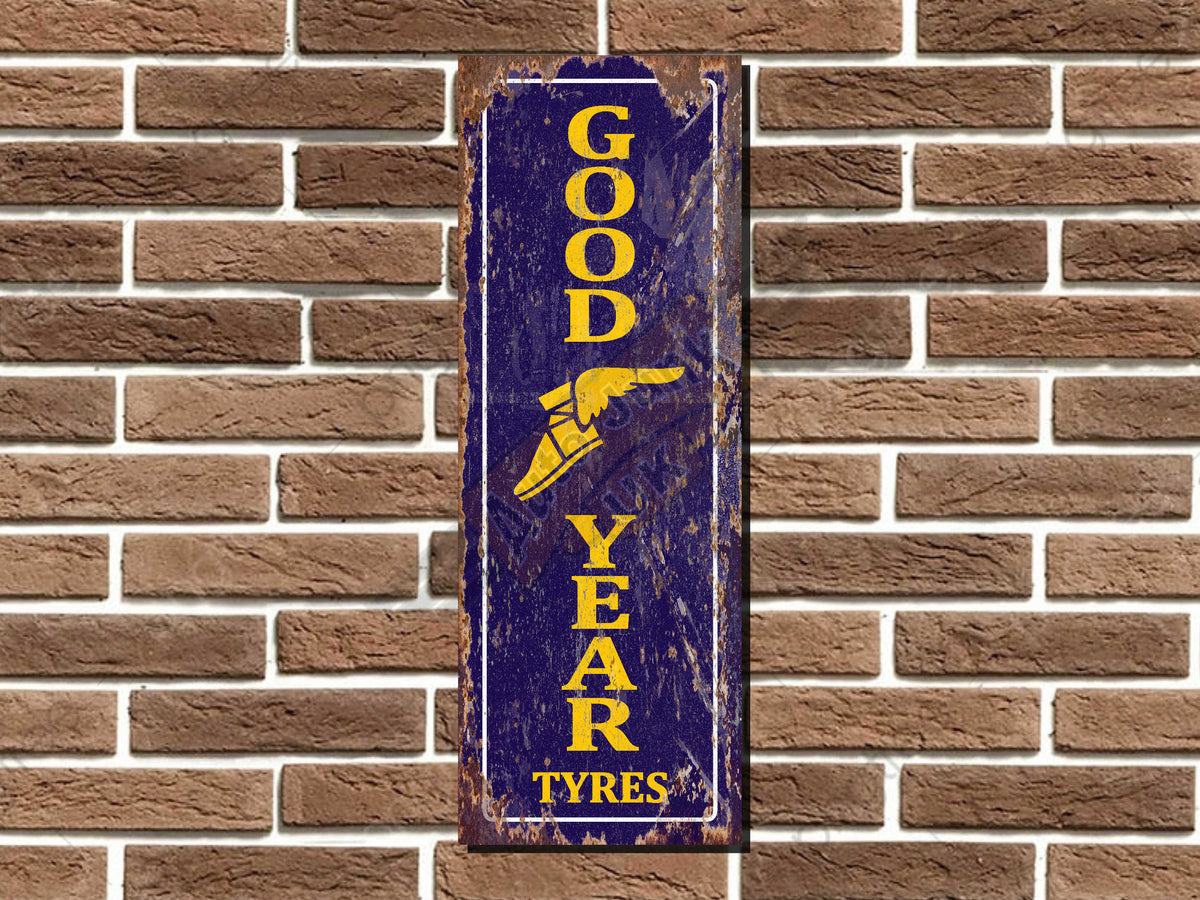 Goodyear Metal Sign