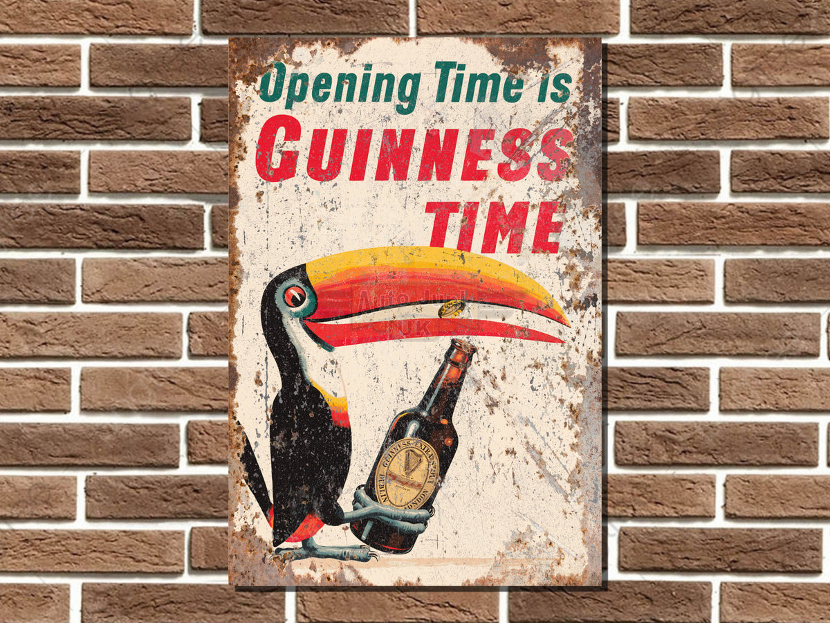 Guinness Time Metal Sign