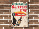 Guinness Time Metal Sign