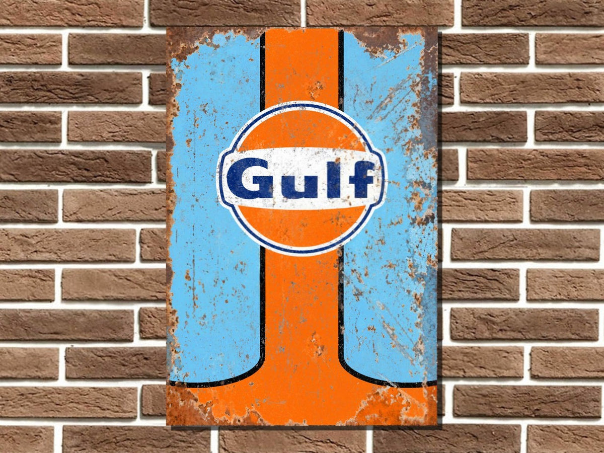 Gulf Metal Sign