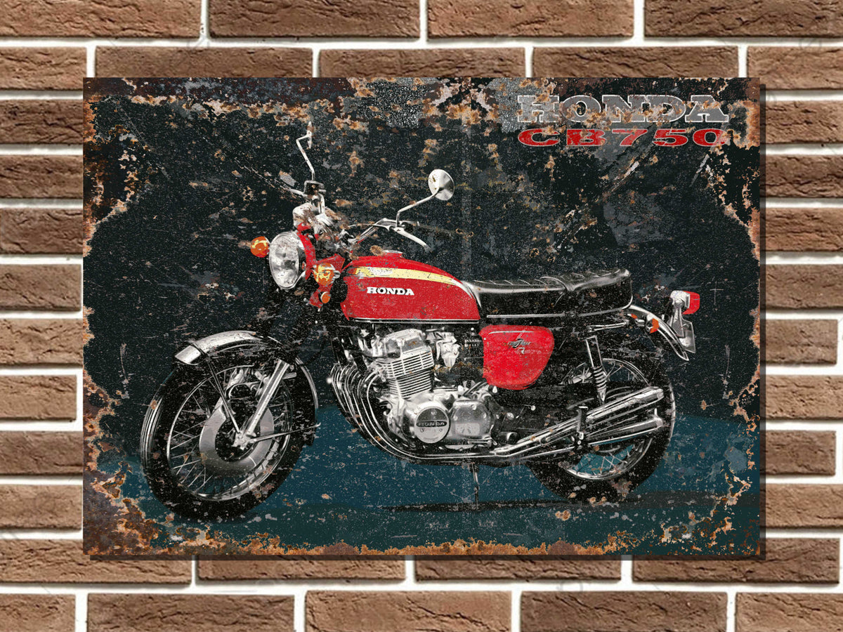 Honda CB750 Metal Sign