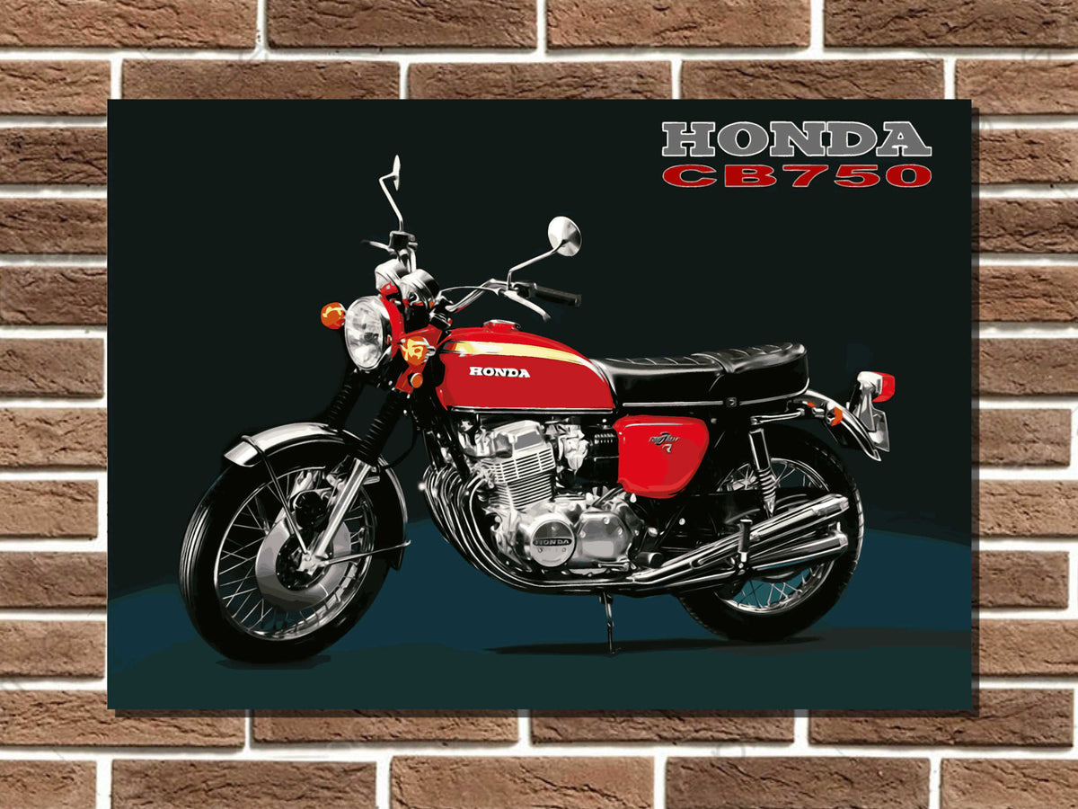 Honda CB750 Metal Sign