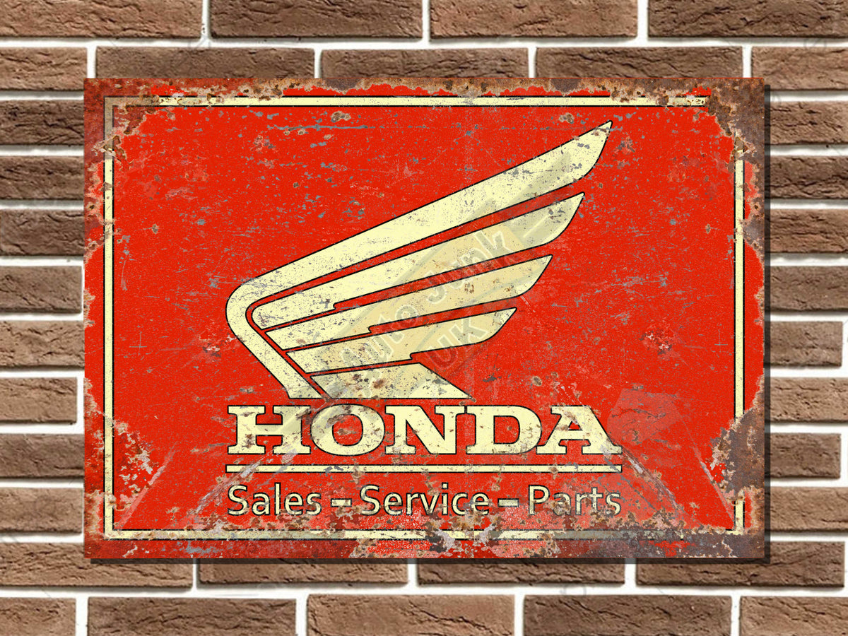 Honda Metal Sign