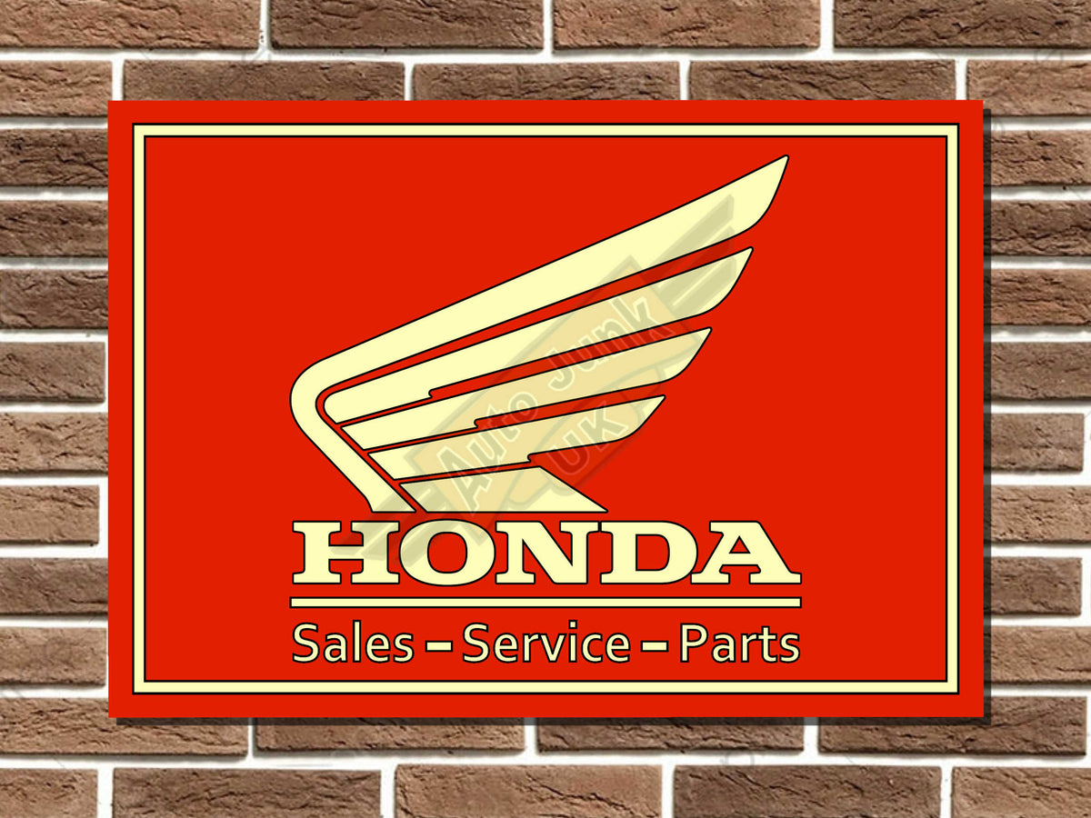 Honda Metal Sign