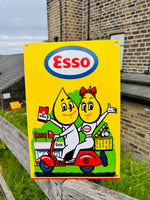 Esso Drip Enamel Sign