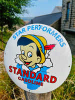 Standard Gasoline Enamel Sign