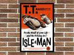 Isle of Man TT Races Metal Sign