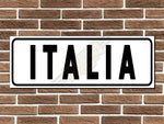 Italia Italian Street Sign