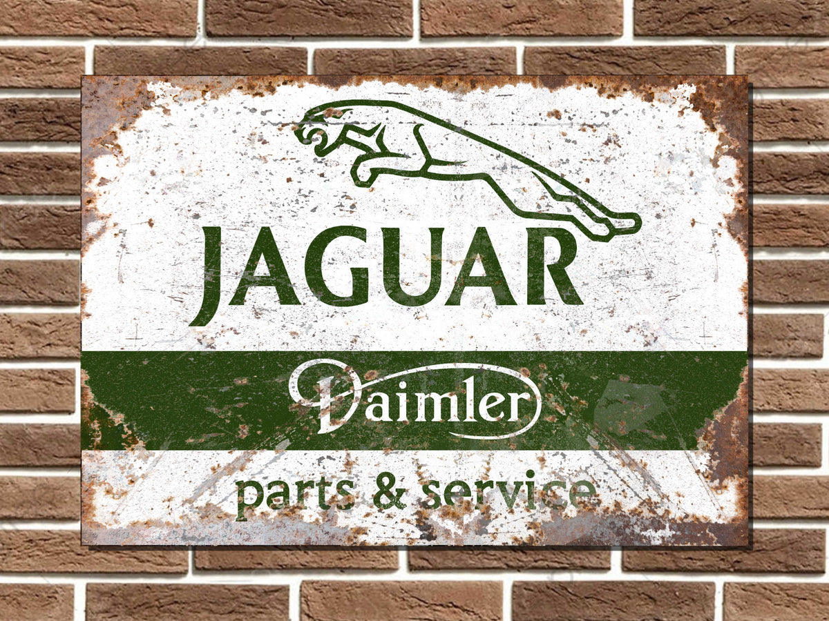 Jaguar Daimler Metal Sign