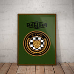 Jaguar E-Type Paper Poster