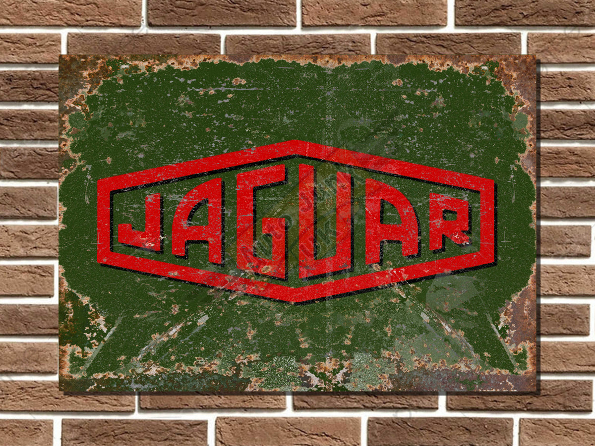 Jaguar Heritage Metal Sign