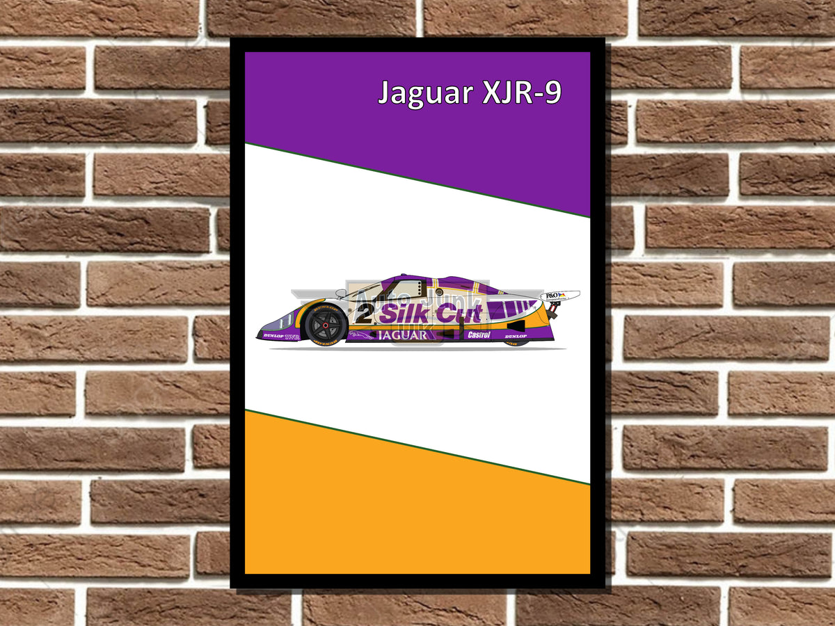 Jaguar Silk Cut Le Mans Metal Sign