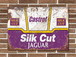 Jaguar Silk Cut Livery Metal Sign