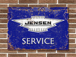 Jensen Service Metal Sign