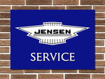 Jensen Service Metal Sign
