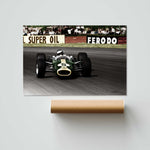 Jim Clark Lotus 49 Paper Poster