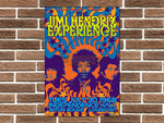 Jimi Hendrix Experience Metal Poster Sign