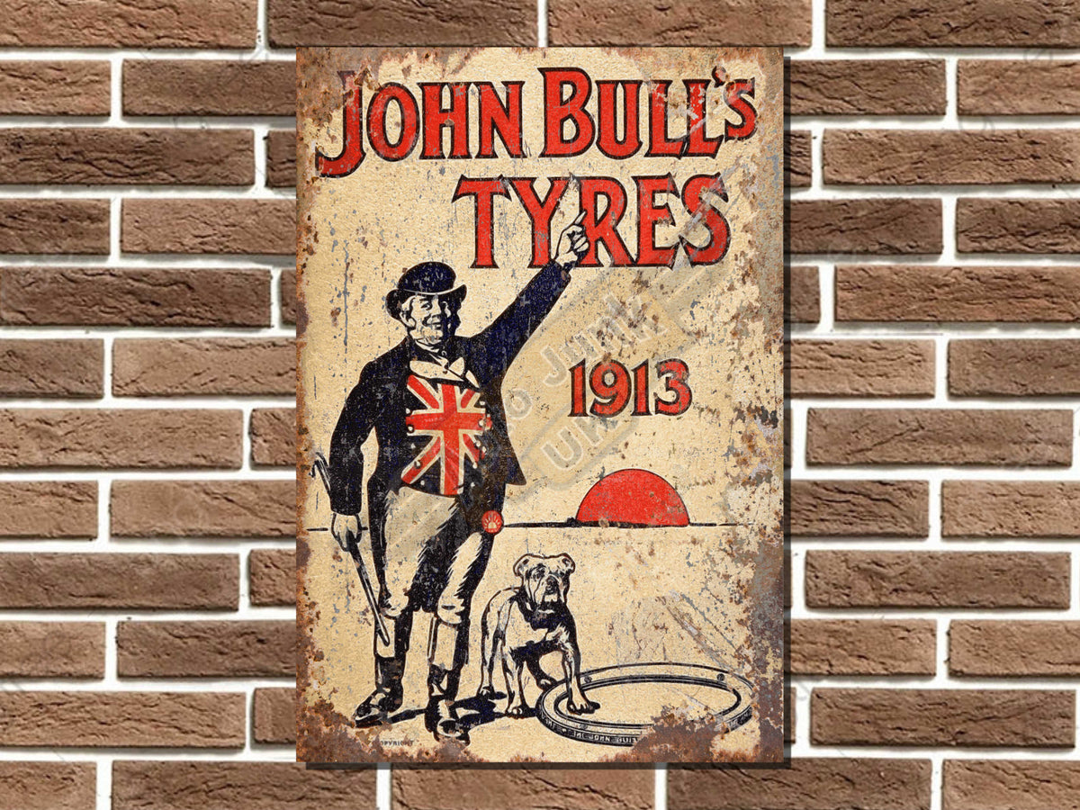 John Bull Tyres Metal Sign