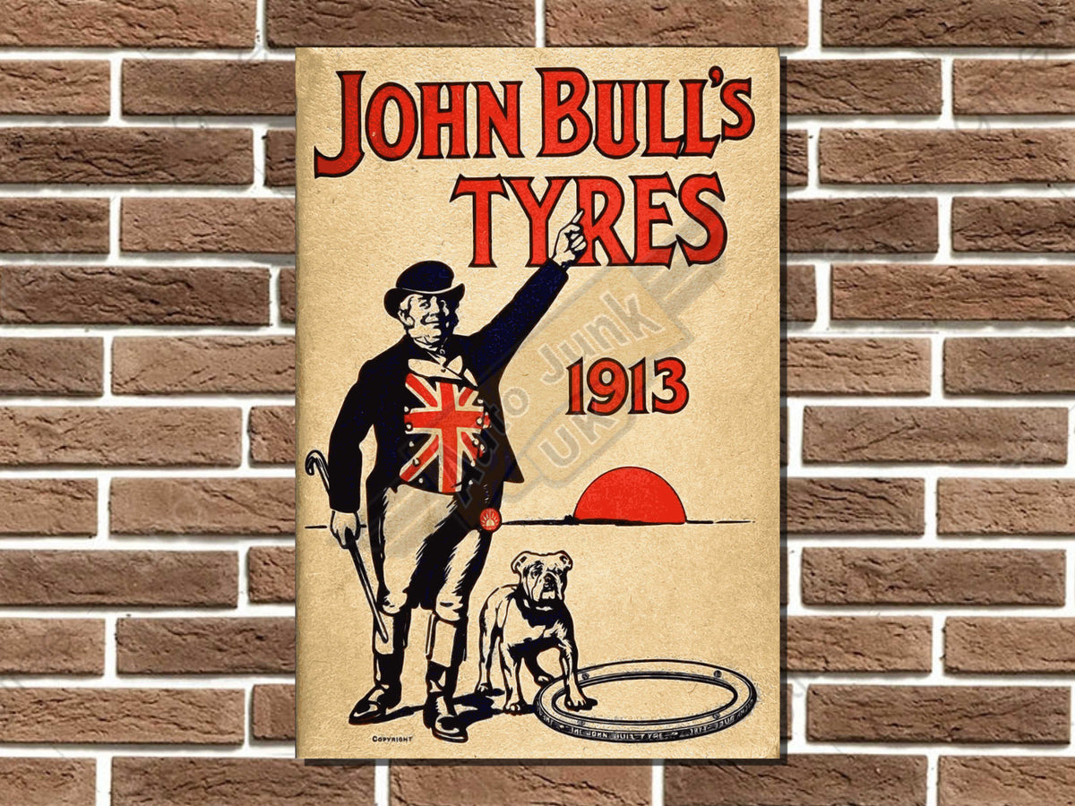 John Bull Tyres Metal Sign