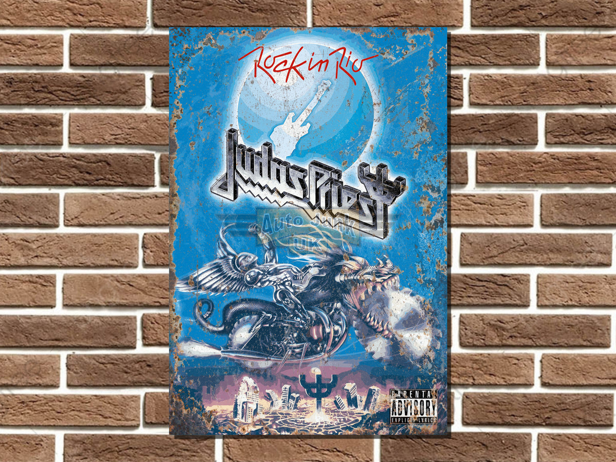 Judas Priest Rock in Rio Metal Poster Sign