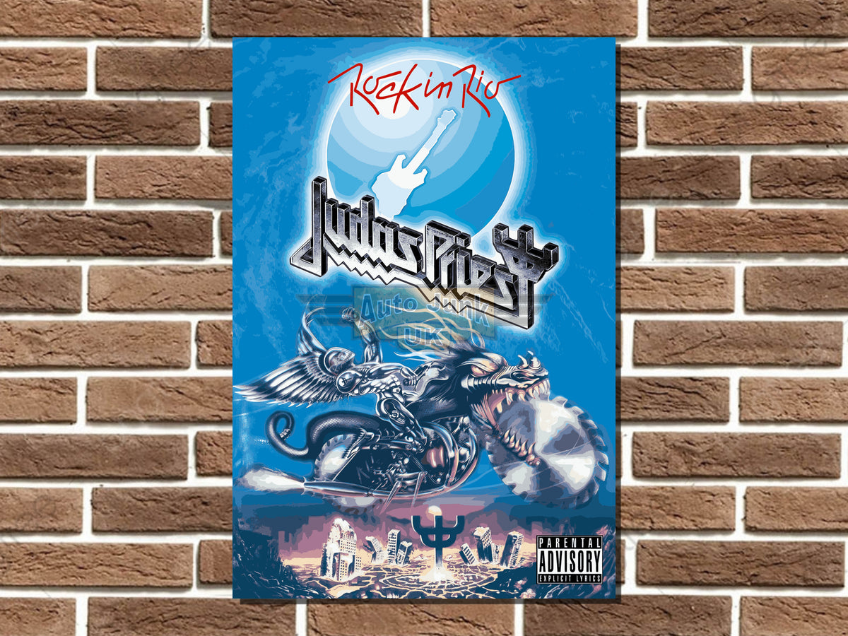 Judas Priest Rock in Rio Metal Poster Sign