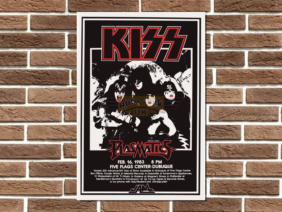 Kiss Metal Poster Sign