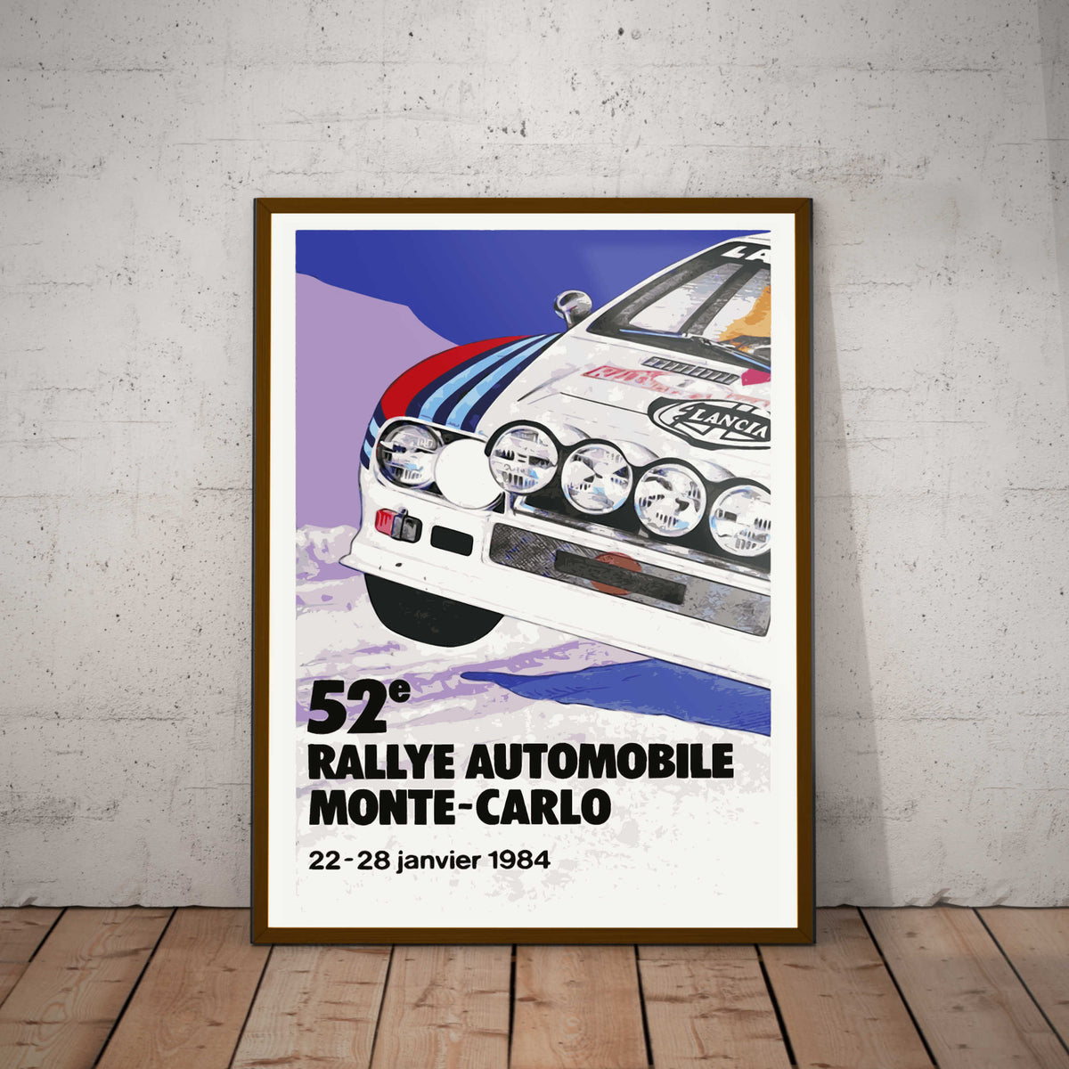 Lancia 037 Rally Monte-Carlo Paper Poster