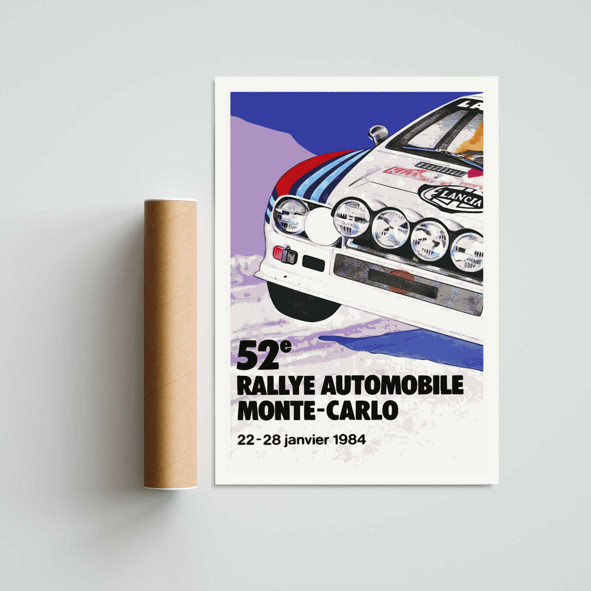 Lancia 037 Rally Monte-Carlo Paper Poster