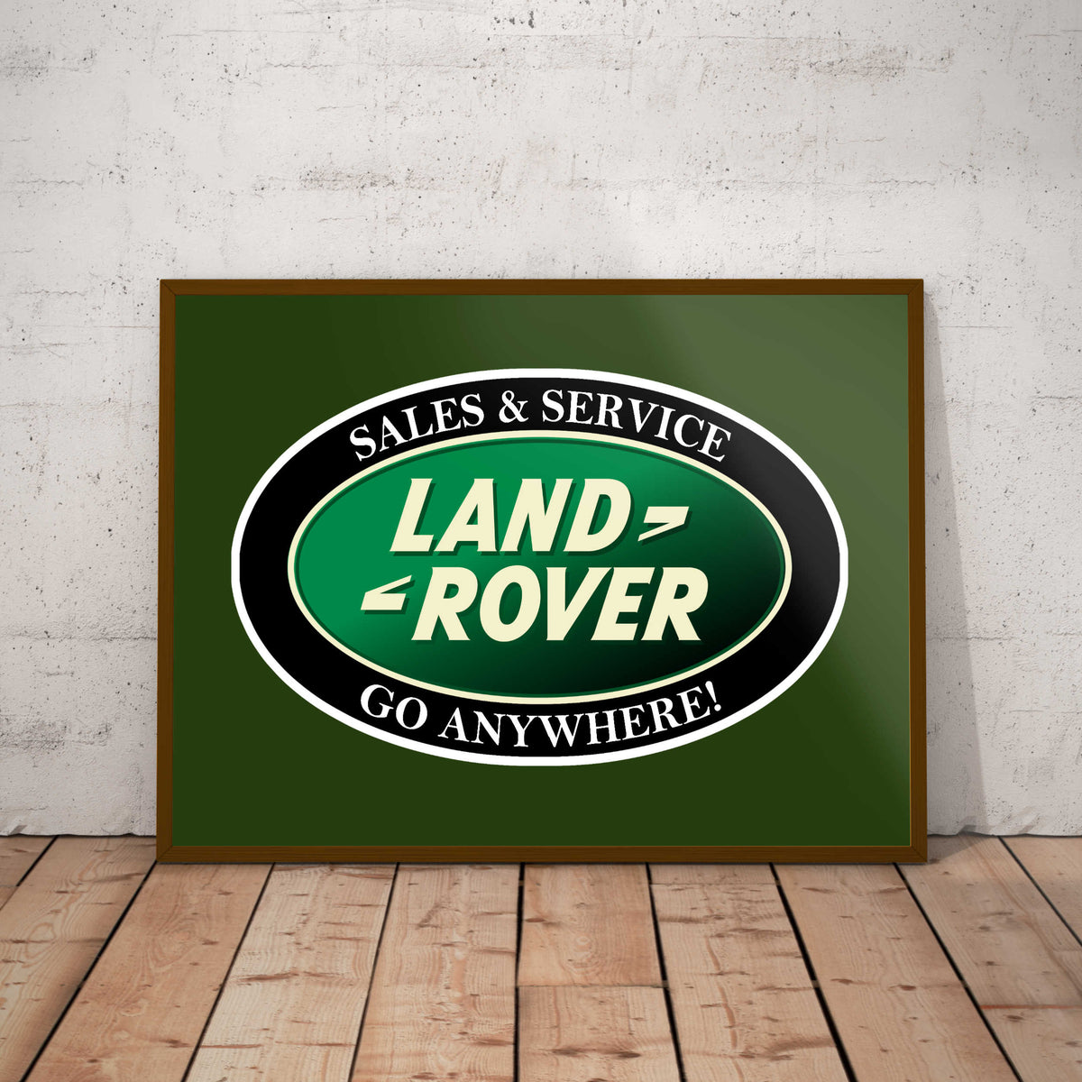 Land Rover Service Paper Poster