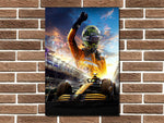 Lando Norris McLaren F1 Metal Sign