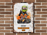 Lando Norris World Champion Metal Sign
