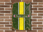 Team Lotus Metal Sign