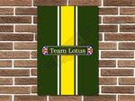 Team Lotus Metal Sign