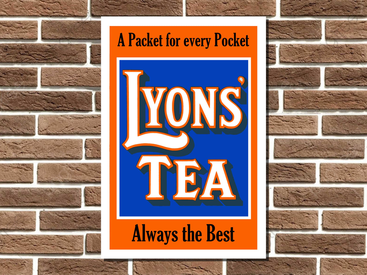 Lyons Tea Metal Sign