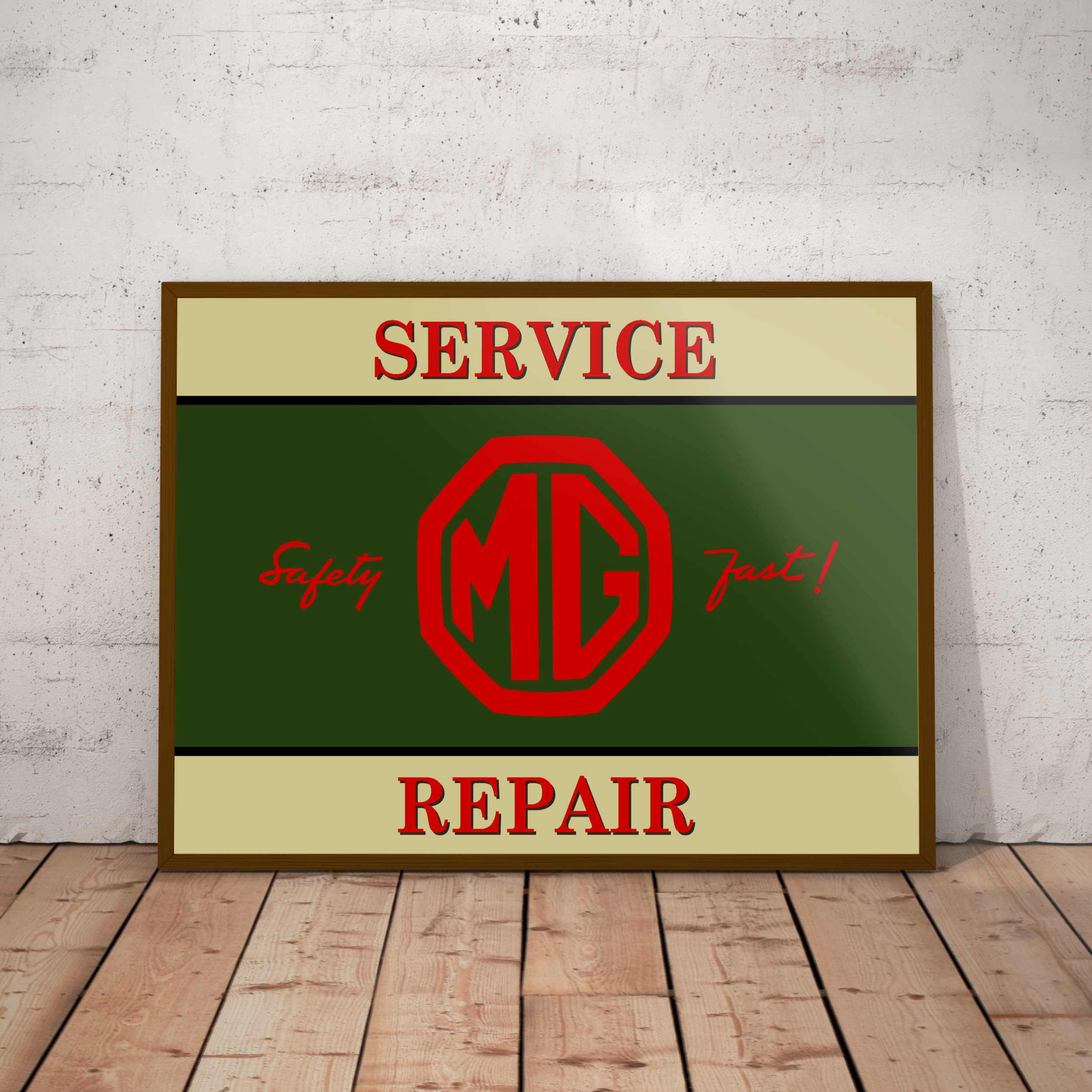 MG Service Paper Poster– Auto Junk UK Ltd