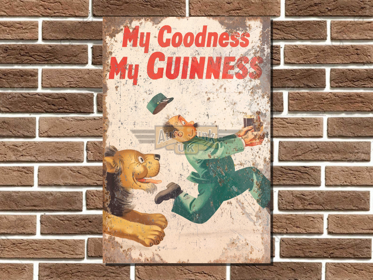 Guinness My Goodness Metal Sign