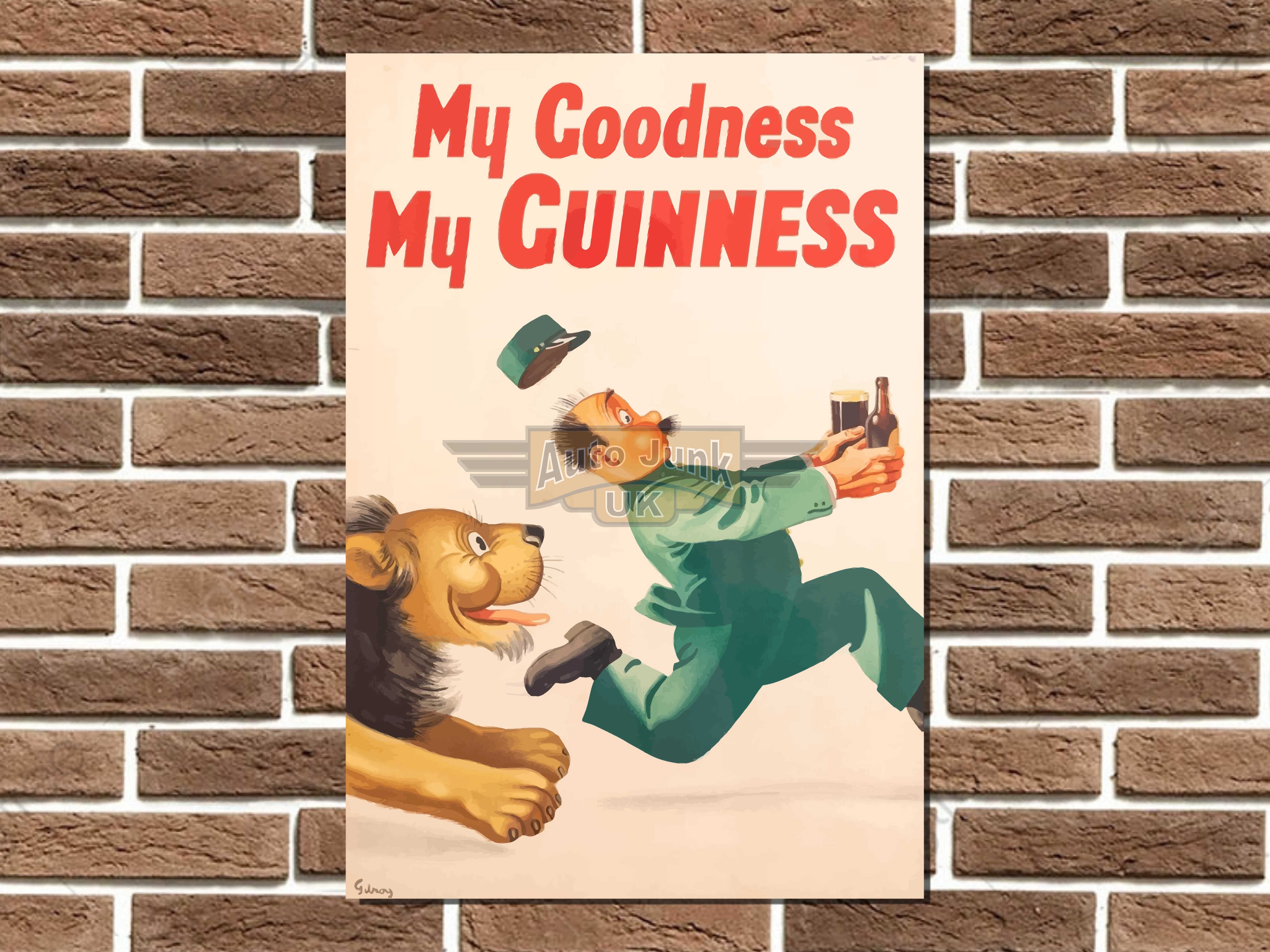 Guinness My Goodness Metal Sign– Auto Junk UK Ltd