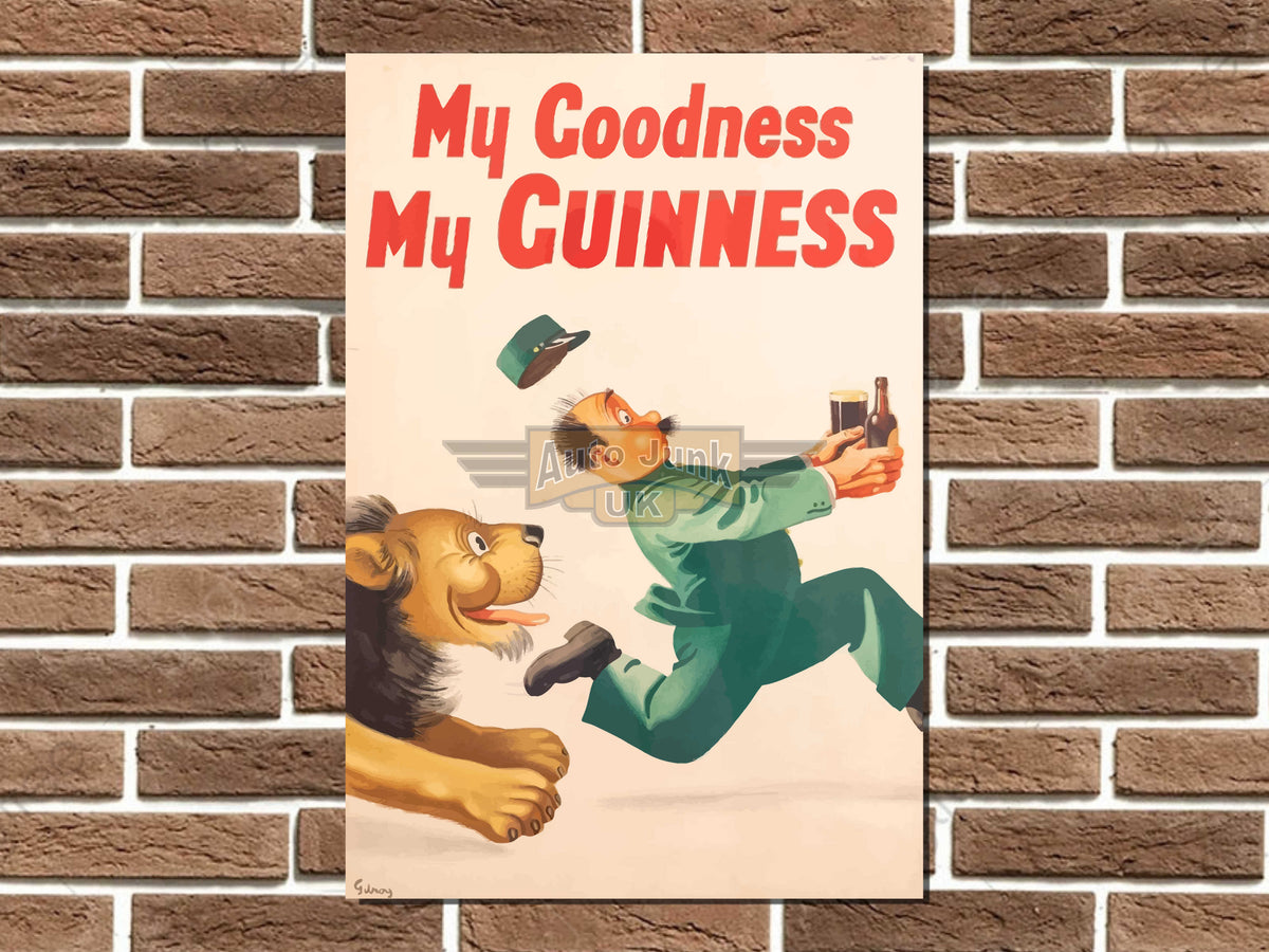 Guinness My Goodness Metal Sign