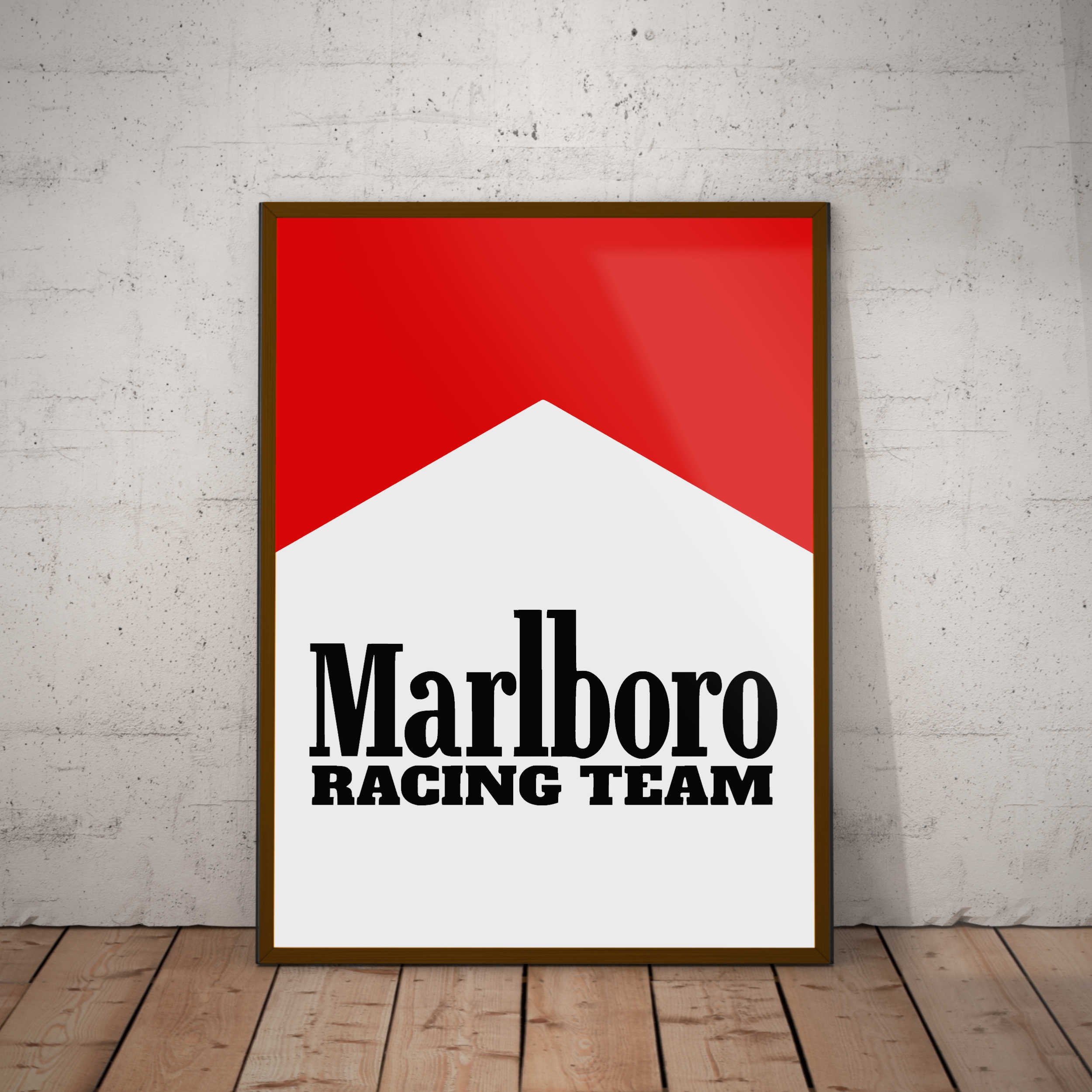 Marlboro Racing Paper Poster– Auto Junk UK Ltd