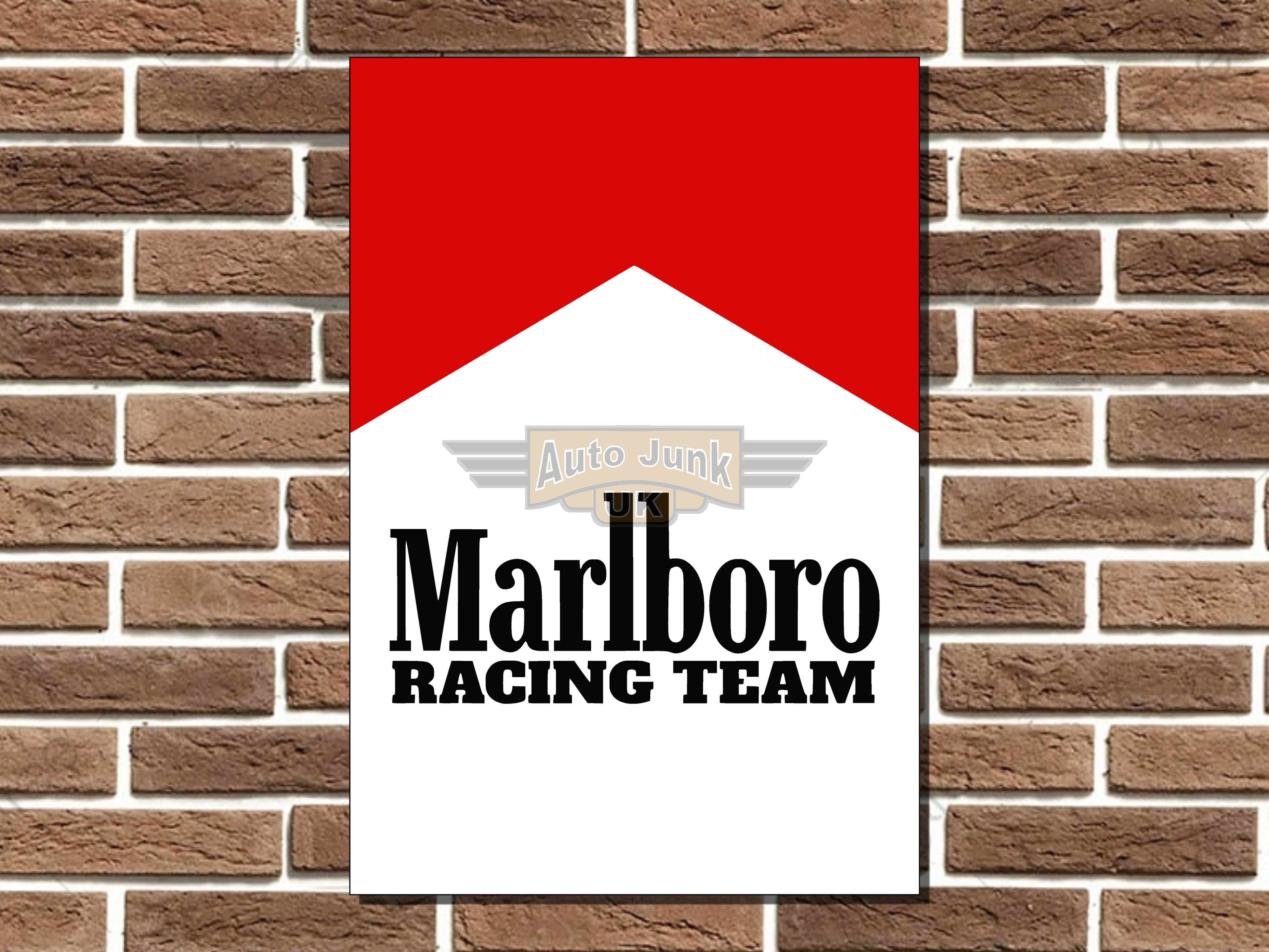 Malboro Racing Team Marlboro Racing Team Metal Sign– Auto Junk UK Ltd