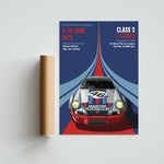 Martini 911 RSR Paper Poster