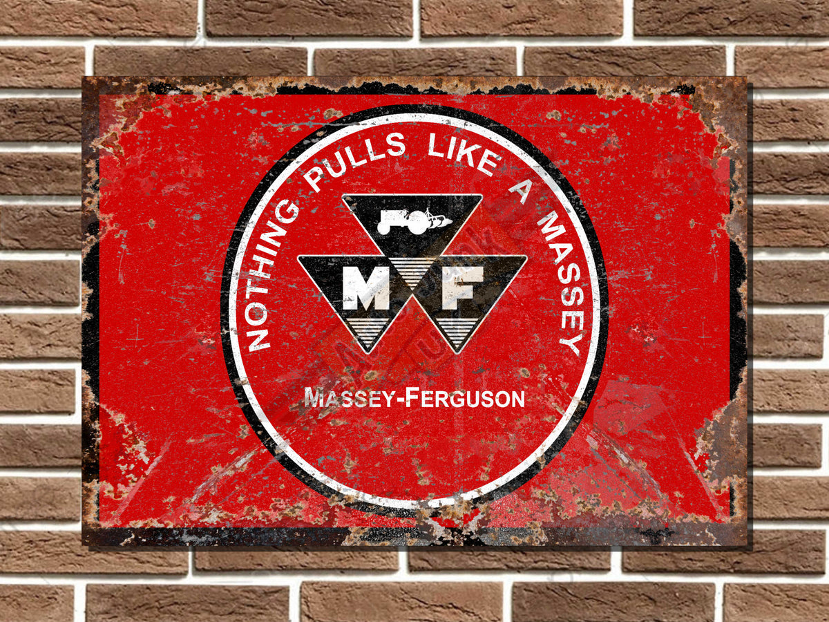 Massey Ferguson Tractors Metal Sign